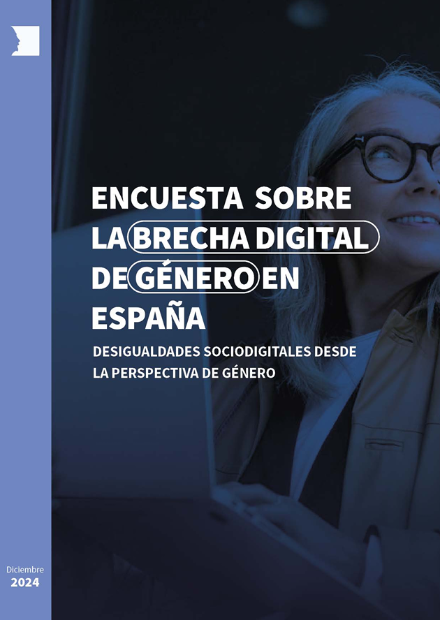 Portada: 12. Enquesta sobre bretxa digital de gènere a Espanya (2024)