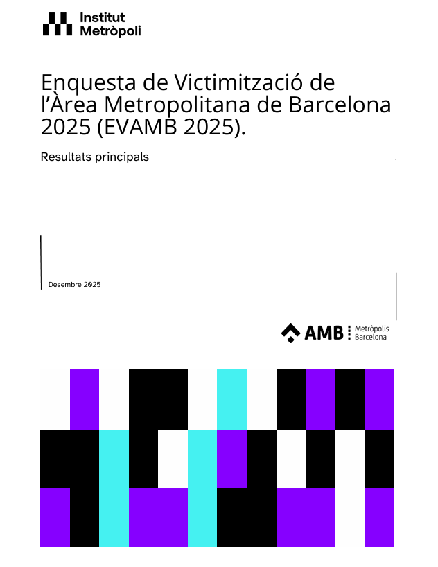 Portada: 07. Enquestes de victimització de Barcelona i de l’Àrea Metropolitana (2025)